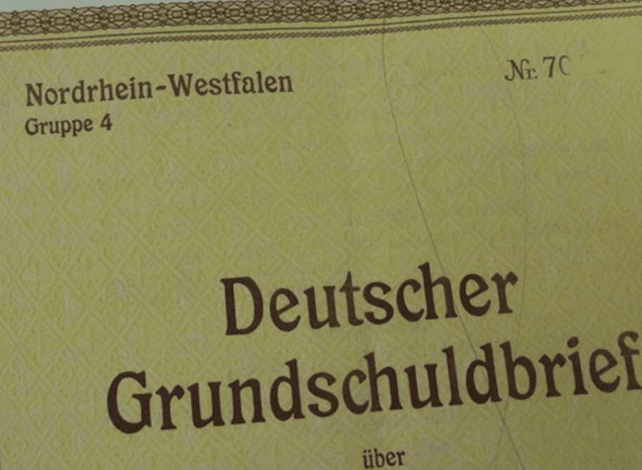 Grundschuld löschen